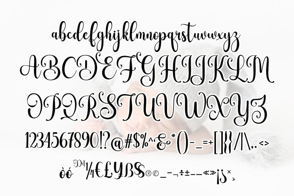 Baby Boho Script - So Fontsy