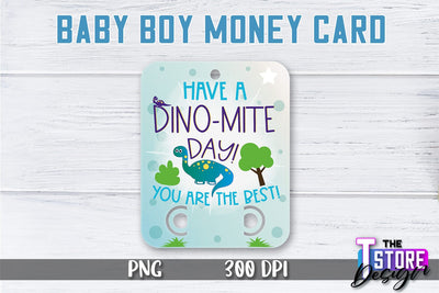 Baby Boy Money Card PNG Design | Boy Money Holder | Baby PNG Sublimation The T Store Design 