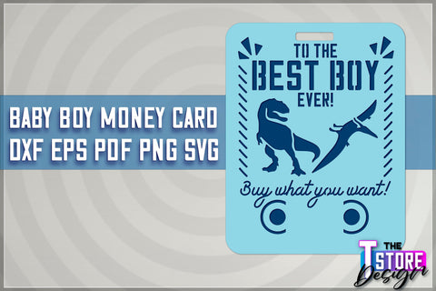 Baby Boy Money Card SVG | Baby Boy Money Holder | Happy Birthday Design SVG The T Store Design 