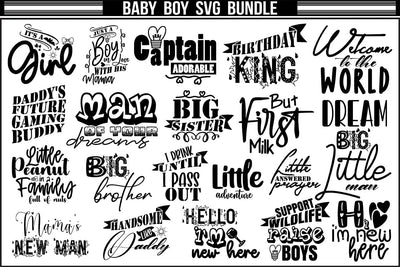 Baby Boy SVG Bundle SVG orpitasn 