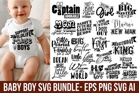 Baby Boy SVG Bundle SVG orpitasn 