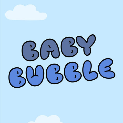 Baby Bubble Font Dm Letter Studio 