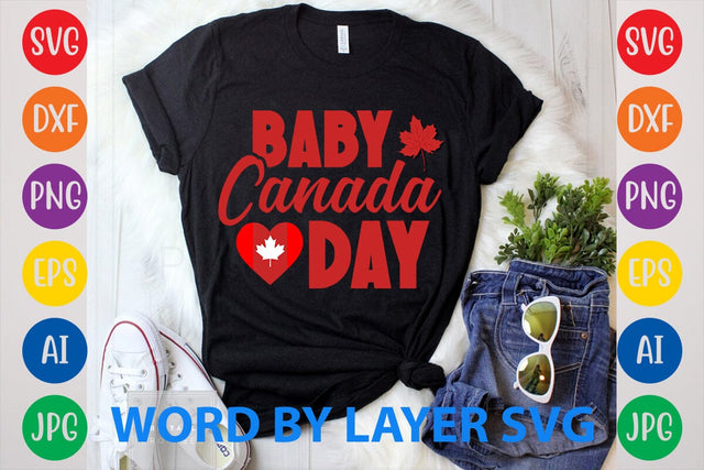Baby Canada Day svg design SVG Rafiqul20606 