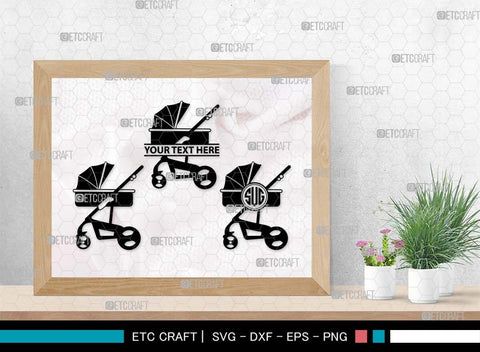 Baby Carriage SVG Bundle, Baby Carriage Silhouette, Pram Svg, Stroller Svg, Pramette Svg, Baby Buggy Svg, Baby Stroller Svg, Baby Carriage SVG ETC Craft 