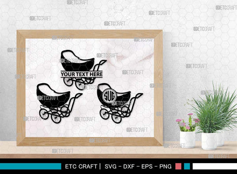 Baby Carriage SVG Bundle, Baby Carriage Silhouette, Pram Svg, Stroller Svg, Pramette Svg, Baby Buggy Svg, Baby Stroller Svg, Baby Carriage SVG ETC Craft 