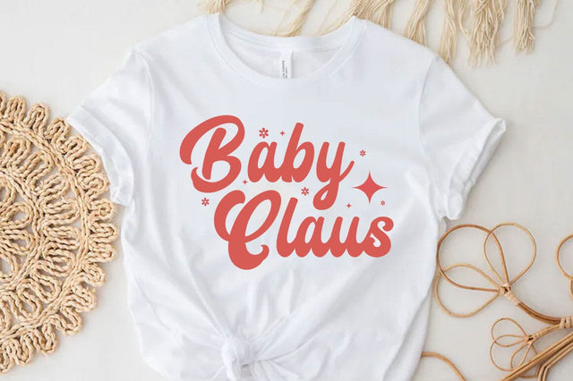 Baby claus, Christmas Quotes Retro Design, Christmas SVG Design, Christmas Shirt, Christmas Sublimation SVG FiveStarCrafting 