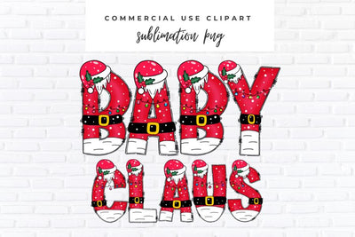 Baby Claus PNG | Family Christmas Shirt Sublimation Design Sublimation BijouBay 