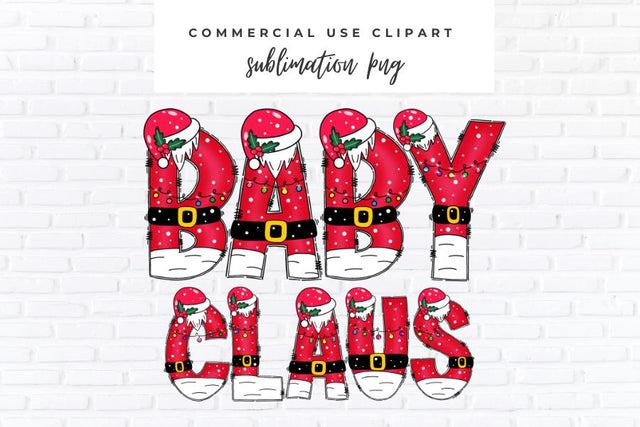 Baby Claus PNG | Family Christmas Shirt Sublimation Design Sublimation BijouBay 