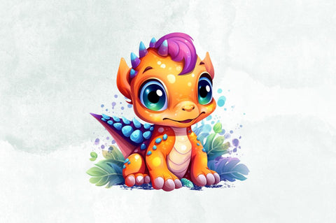 Baby Colorful Dinosaur Sublimation Bundle Sublimation Designangry 