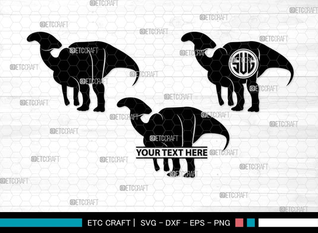 Baby Dinosaur Monogram, Baby Dinosaur Silhouette, Baby Dinosaur SVG, Kids Dinosaur Svg, T-rex Svg, Dino Svg, Cute Dinosaur Svg, SB00553 SVG ETC Craft 