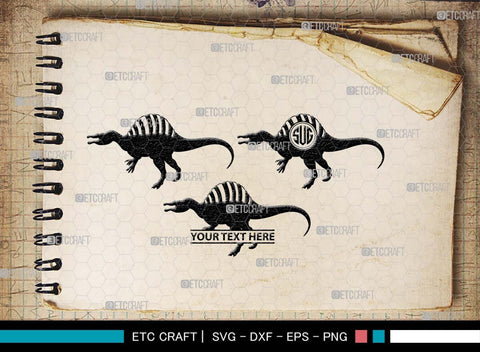 Baby Dinosaur Monogram, Baby Dinosaur Silhouette, Baby Dinosaur SVG, Kids Dinosaur Svg, T-rex Svg, Dino Svg, Cute Dinosaur Svg, SB00553 SVG ETC Craft 