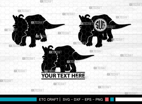 Baby Dinosaur Monogram, Baby Dinosaur Silhouette, Baby Dinosaur SVG, Kids Dinosaur Svg, T-rex Svg, Dino Svg, Cute Dinosaur Svg, SB00553 SVG ETC Craft 