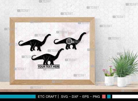 Baby Dinosaur Monogram, Baby Dinosaur Silhouette, Baby Dinosaur SVG, Kids Dinosaur Svg, T-rex Svg, Dino Svg, Cute Dinosaur Svg, SB00553 SVG ETC Craft 
