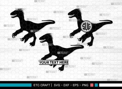 Baby Dinosaur Monogram, Baby Dinosaur Silhouette, Baby Dinosaur SVG, Kids Dinosaur Svg, T-rex Svg, Dino Svg, Cute Dinosaur Svg, SB00553 SVG ETC Craft 