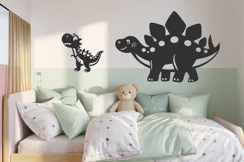 Baby dinosaur svg bundle - cute dino svg, t-rex vector file, 4 dinosaurs clipart, laser cut templates, nursery wall signs, instant download SVG TonisArtStudio 