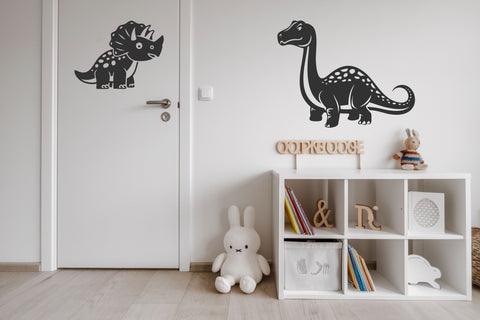 Baby dinosaur svg bundle - cute dino svg, t-rex vector file, 4 dinosaurs clipart, laser cut templates, nursery wall signs, instant download SVG TonisArtStudio 