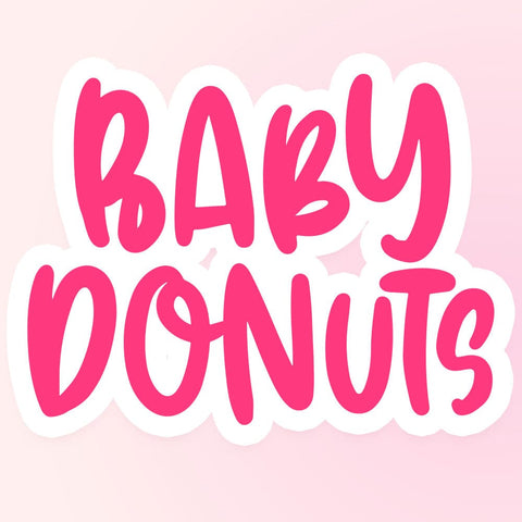 Baby Donut Font Dm Letter Studio 