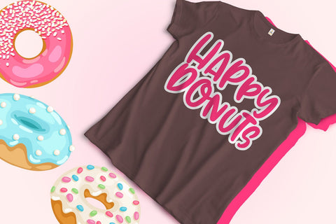 Baby Donut Font Dm Letter Studio 