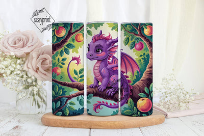 Baby Dragon 20oz Tumbler Wrap Sublimation sassyprint 