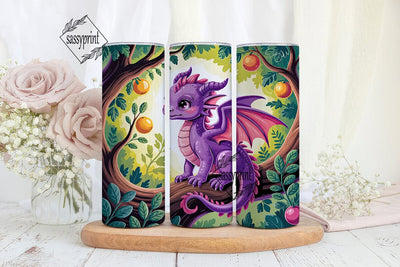 Baby Dragon 20oz Tumbler Wrap Sublimation sassyprint 