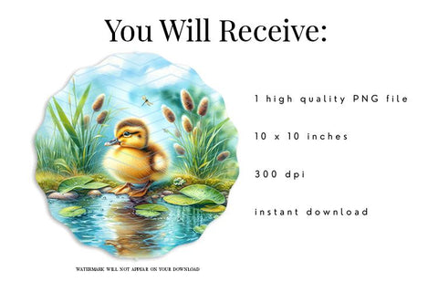 Baby Duck Wind Spinner Sublimation Design Sublimation BijouBay 