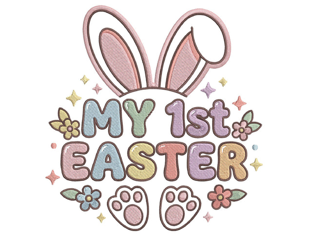 Baby First Easter Bunny Embroidery Embroidery/Applique DESIGNS designartist 