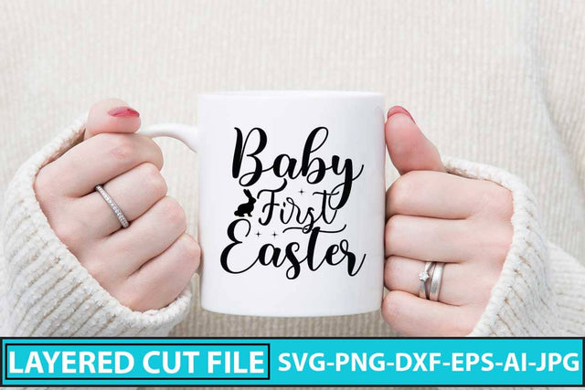 Baby First Easter SVG Design SVG Syaman 