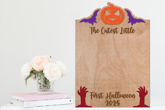 Baby First Halloween, First Halloween Board SVG zafrans studio 