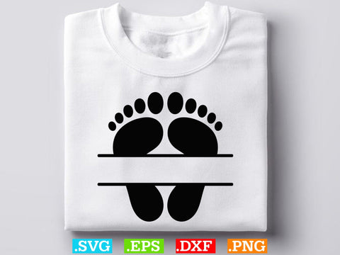 Baby Foot Svg, Baby Feet with Hearts svg SVG Creativeart88 