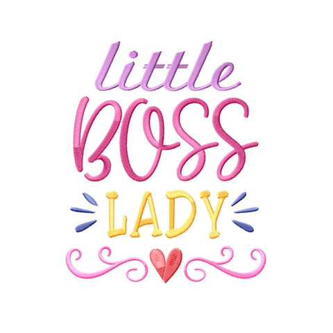 Baby Girl Embroidery Designs Bundle - 6 Designs, Little Miss Steal Your Heart, Mommy's Little Princess, Little Boss Lady Embroidery Embroidery/Applique DESIGNS HappyDesignStudio 