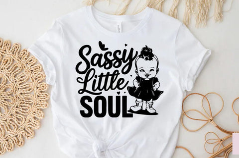 Baby Girl SVG PNG, Sassy little soul SVG FiveStarCrafting 