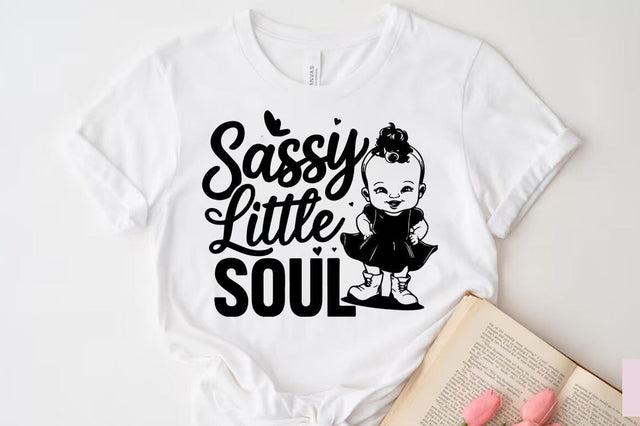 Baby Girl SVG PNG, Sassy little soul SVG FiveStarCrafting 