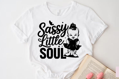 Baby Girl SVG PNG, Sassy little soul SVG FiveStarCrafting 