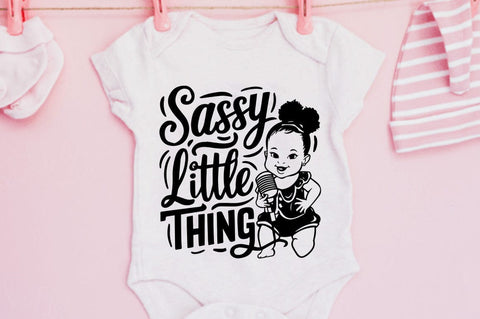 Baby Girl SVG PNG, Sassy little thing SVG FiveStarCrafting 