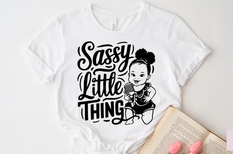 Baby Girl SVG PNG, Sassy little thing SVG FiveStarCrafting 