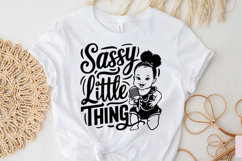 Baby Girl SVG PNG, Sassy little thing SVG FiveStarCrafting 
