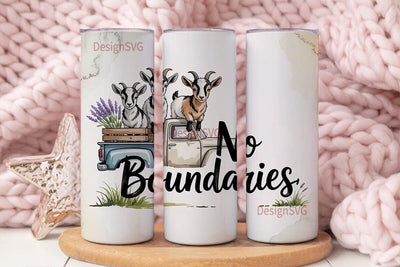 Baby Goats Vintage Truck 20oz Tumbler Sublimation DesignSVG 