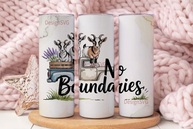 Baby Goats Vintage Truck 20oz Tumbler Sublimation DesignSVG 