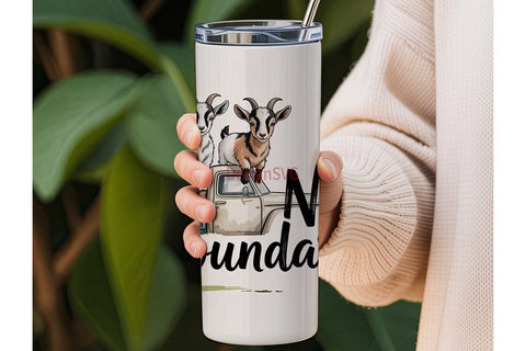 Baby Goats Vintage Truck 20oz Tumbler Sublimation DesignSVG 