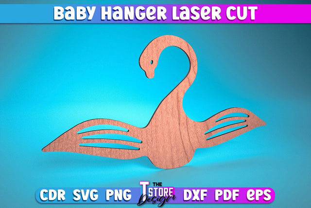 Baby Hanger Laser Cut | Baby Design Laser Cut Design | CNC Files SVG The T Store Design 