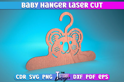 Baby Hanger Laser Cut | Baby Design Laser Cut Design | CNC Files SVG The T Store Design 