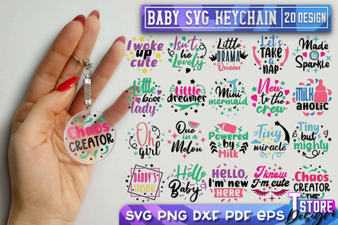 Baby Keychain SVG | Funny Quotes SVG | SVG File SVG The T Store Design 