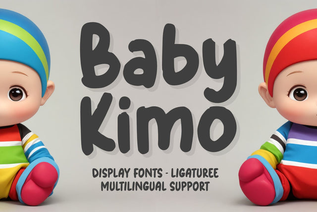 Baby Kimo - Display Font Dumadistyle 