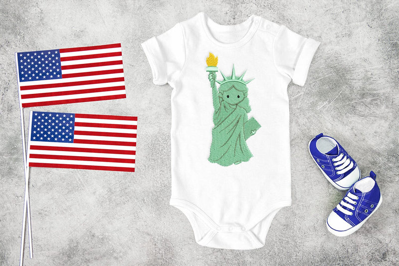 Baby Liberty Embroidery Embroidery/Applique DESIGNS Designed by Geeks 