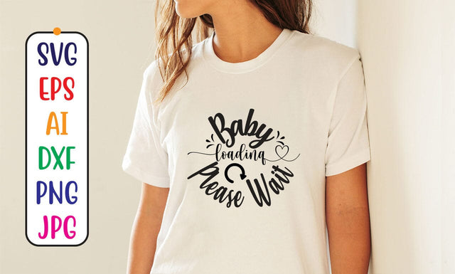 Baby Loading Please Wait SVG Syaman 