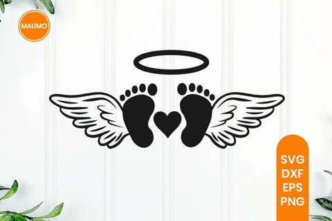 Baby Loss Memorial Angel Svg SVG Maumo Designs 