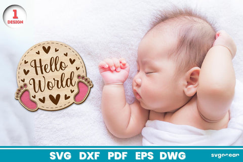 Baby Milestone Cards Laser Cut SVG SvgOcean 
