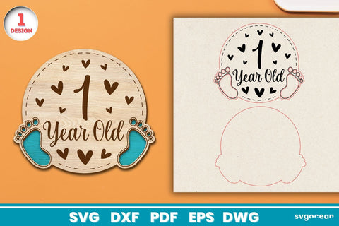 Baby Milestone Cards Laser Cut SVG SvgOcean 