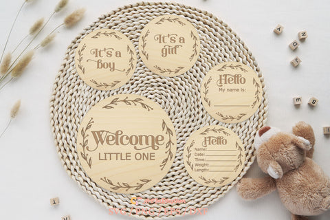 Baby Milestone Svg Bundle, Baby Monthly Milestones Svg, Baby Milestone Round Svg SVG Artinrhythm shop 