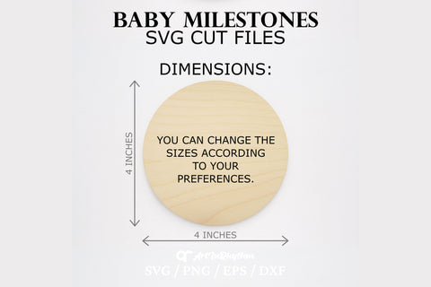 Baby Milestones Svg Bundle, Baby Monthly Milestones Svg, Baby First Year Milestones Svg SVG Artinrhythm shop 